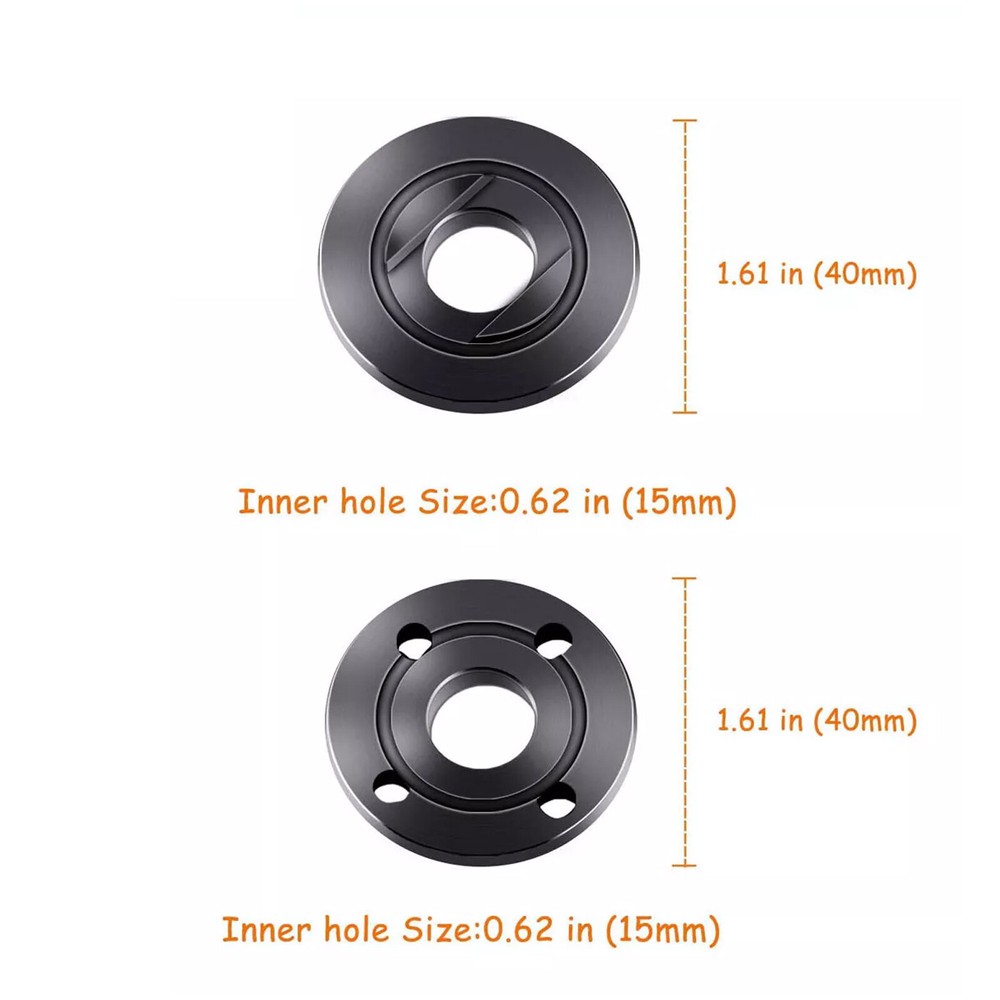 20x 5/8-11 Angle Grinder Flange Lock Inner Outer Nut For Power Tools