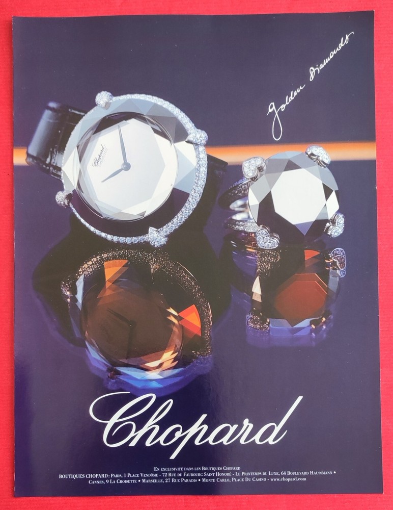 Press Advertising: CHOPARD 2004 Jewelry and Watches