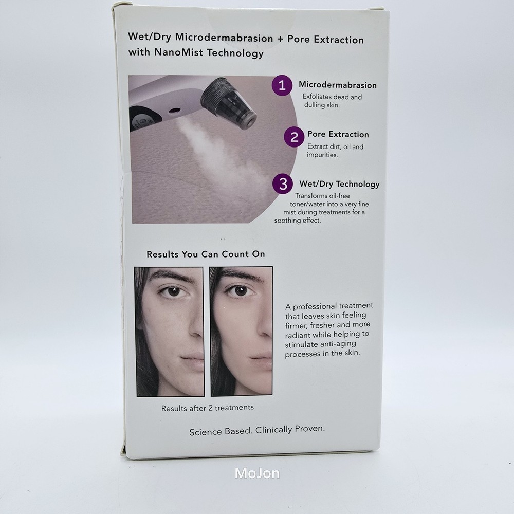 BELLA 3-in-1 Microderm Pore Extractor & Micro Mister White Marble