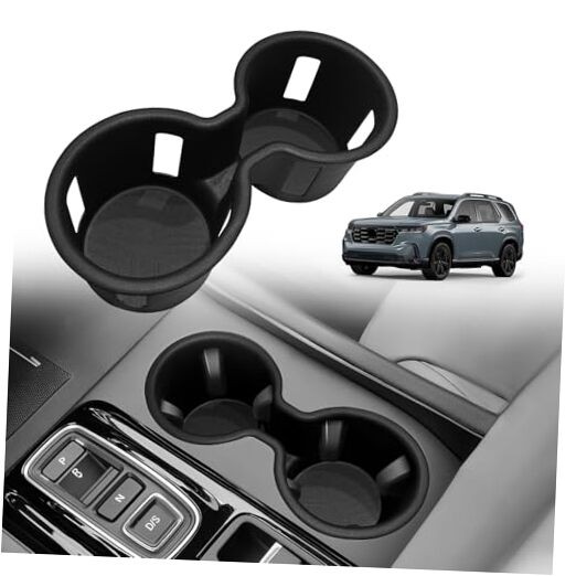 Center Console Cup Holder Inserts Compatible with 2023 Pilot front cup holder