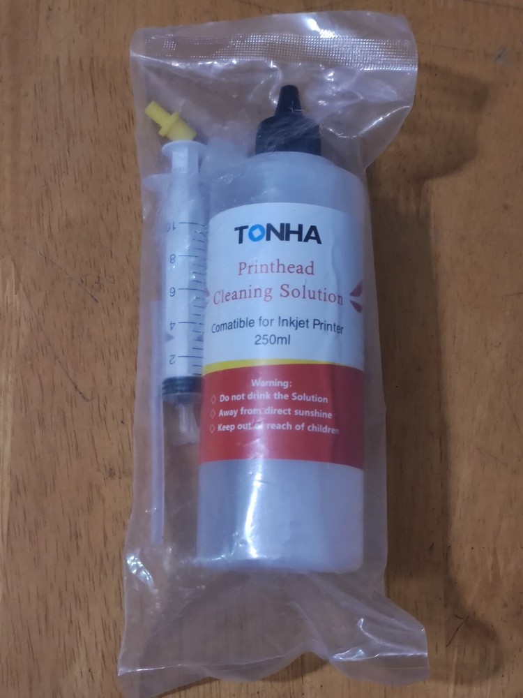 TONHA PRINTHEAD Cleaning Solution 250ml New