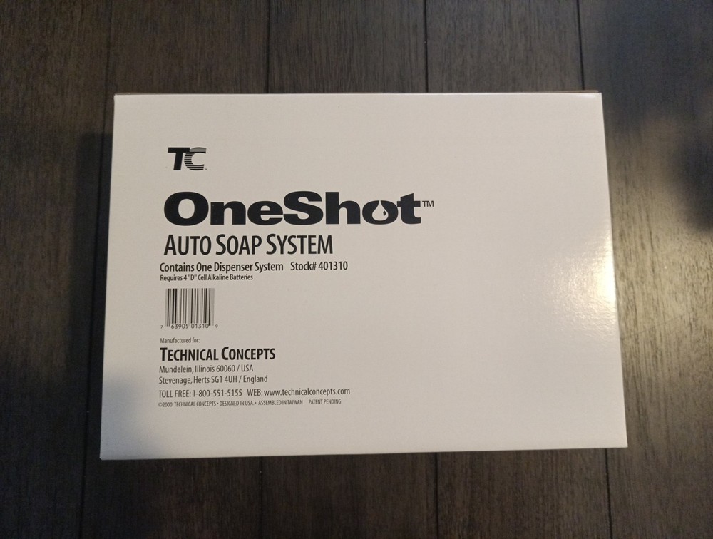 Technical Concepts 401310 OneShot Liquid Soap Dispenser