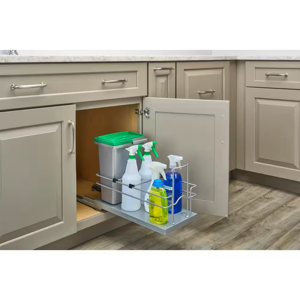 Sink Base Waste and Cleaning Pullout