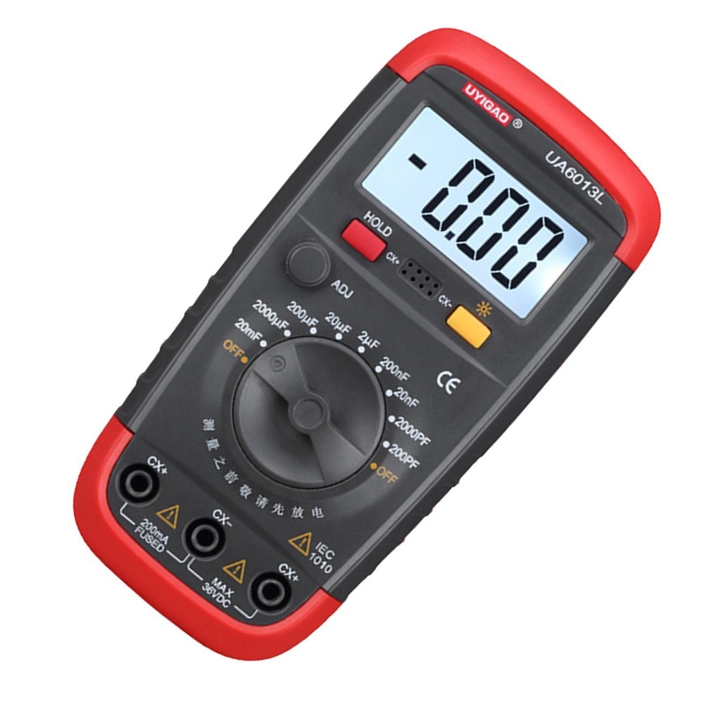 Capacitance Meter Up To 20mF±(2.5%+20) LCD Display ZERO