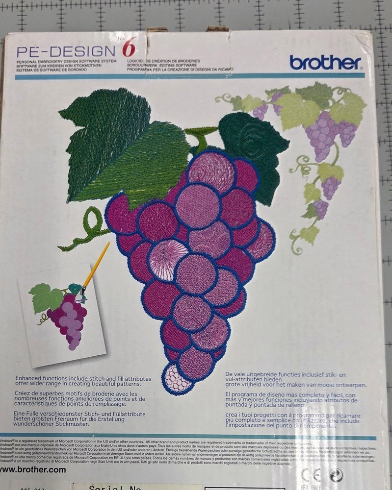 Brother PE-Design 6 Upgrade From Version 5