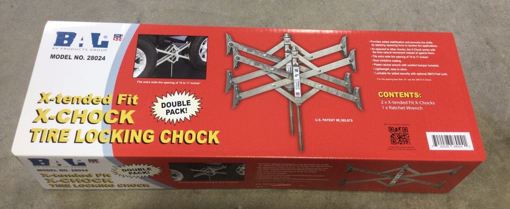 BAL 28024 X-Tended Fit X-Chocks (2-Pack)