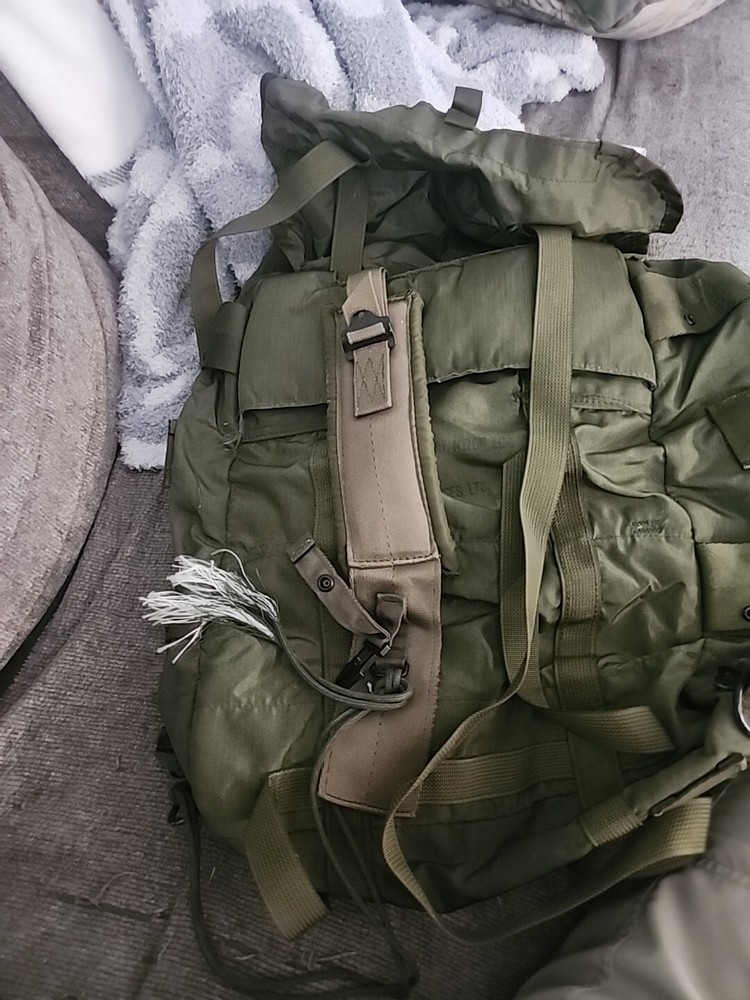 Fastek Vintage Military Back Pack. Missing One Sholder Strap.