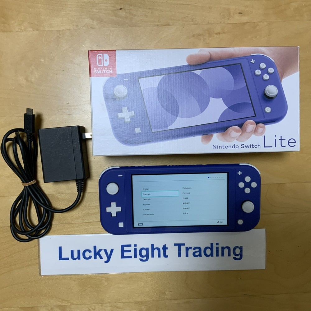 Nintendo Switch Lite Blue Box Console Charger [BOX]