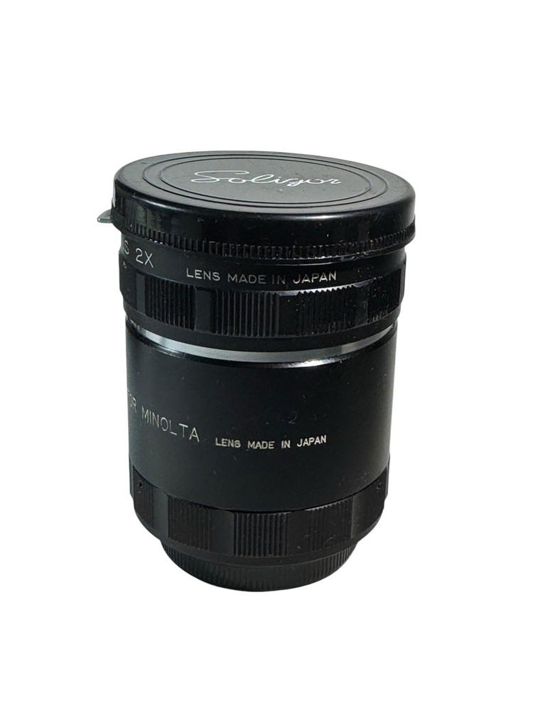 SOLIGOR for Minolta Automatic 3x Tele Converter Lens Includes 2x Lens Untested