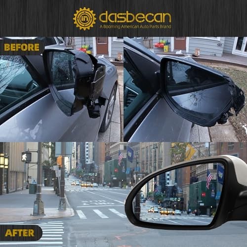 Driver Side Mirror Compatible With 2016 2017 2018 Kia Optima Left White