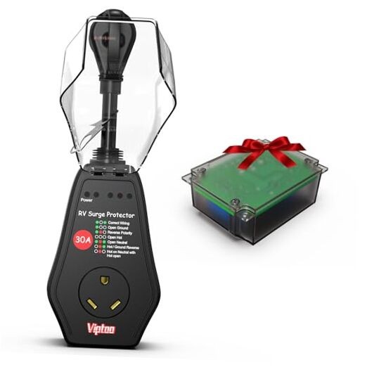 30A RV Surge Protector with Replaceable Module & Extra 30A 10000J+Module