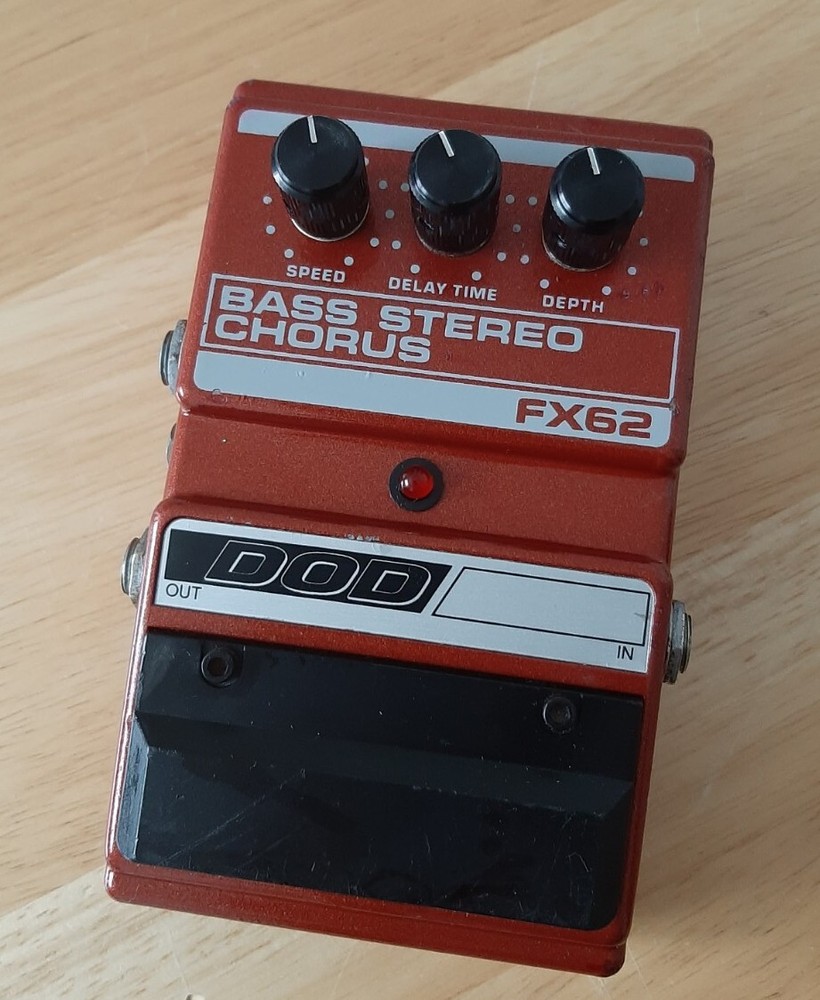 DOD fx62 bass stereo chorus pedal