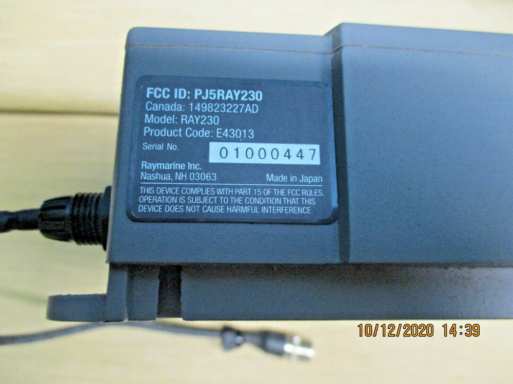 RAYTHEON RAY230 E43013 CONTROL BOX RAYMARINE