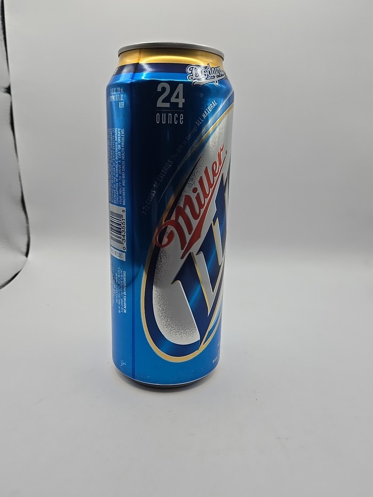 Miller Lite Beer Can Dodgers Ron Cey 50th Anniversary 2008 EMPTY Damage