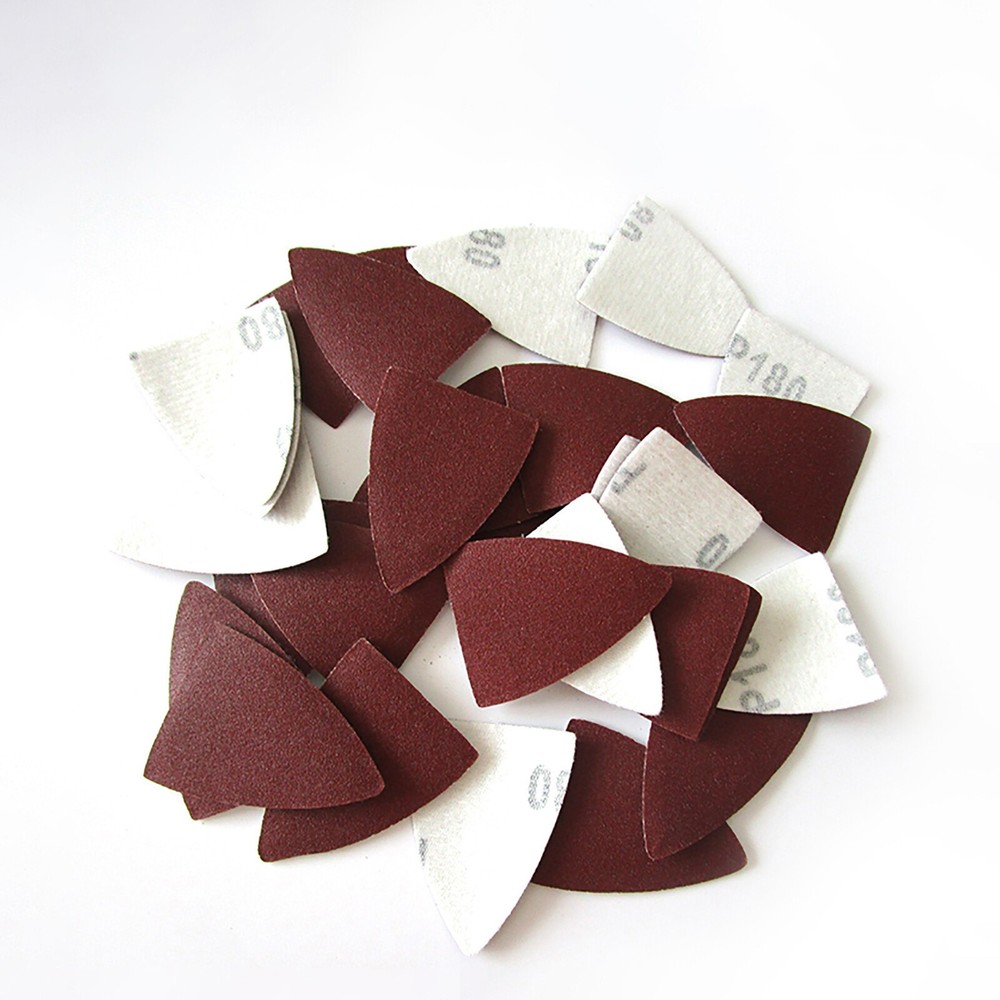 Sanding Sheets Hook and Loop Mouse Sanding Pads Sander Paper Triangle Discs