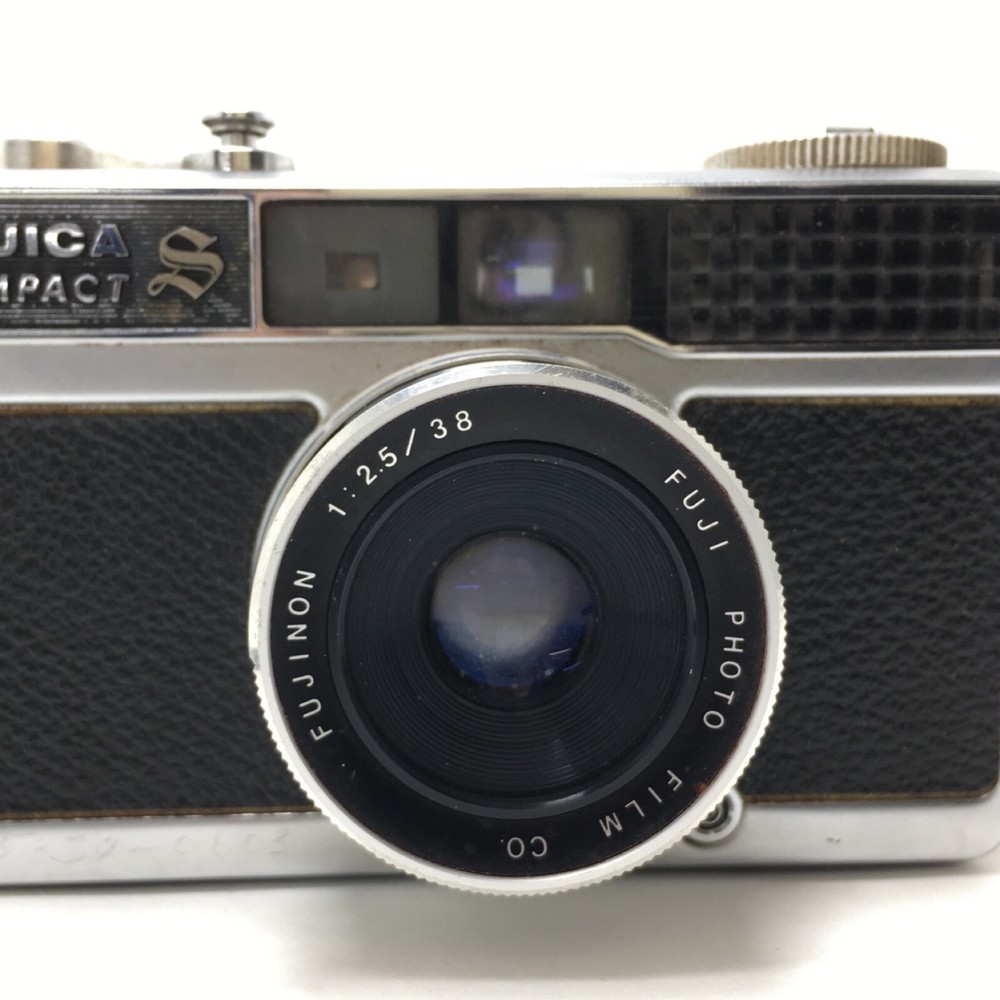 Fujica Compact S Rangefinder Camera With Leather Case Serial 9040814