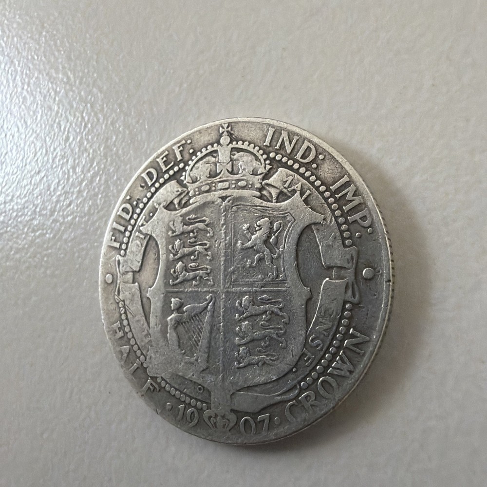 Silver Coin Half Crown 1907 Edward V11