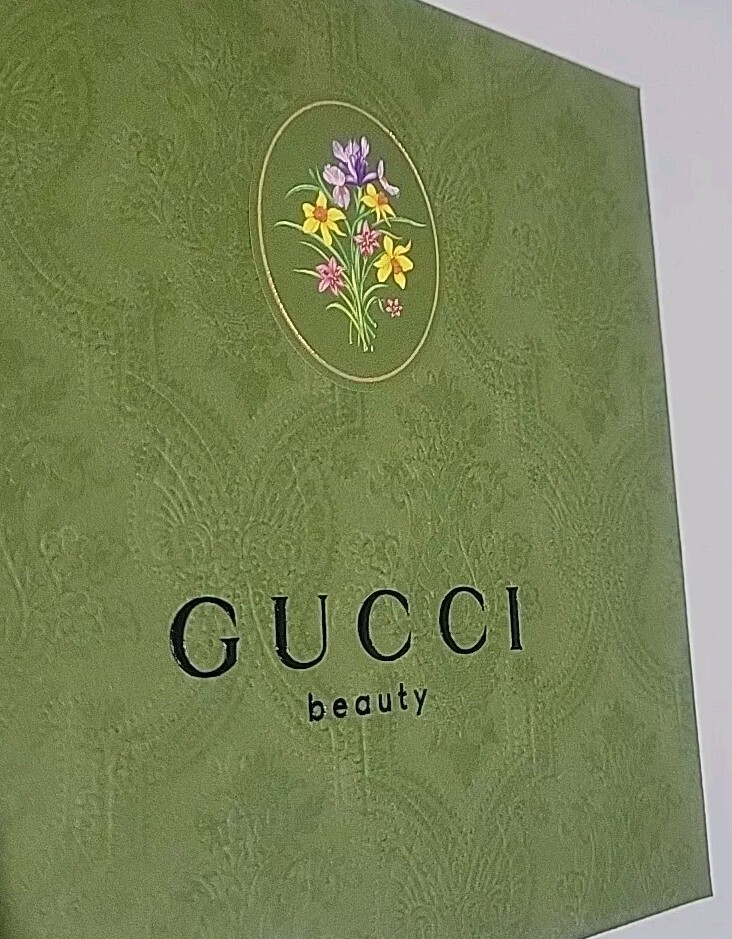 👀》🔥AUTHENTIC Gucci Logo Imprinted Green Gucci Bloom Empty Storage Gift Box 🆕️