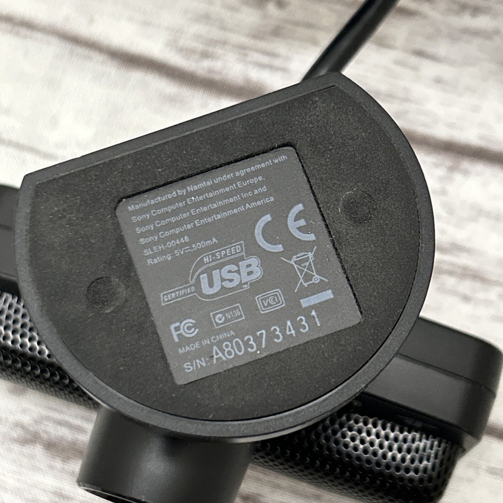 Play Station 3 Sony 4 Microphone Array System Webcam With Mount Pre-owned