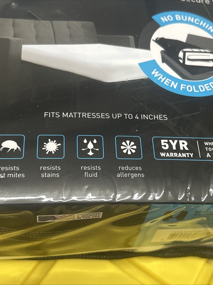 Bedgear Sofa Bed MattressProtector iProtect New in Box