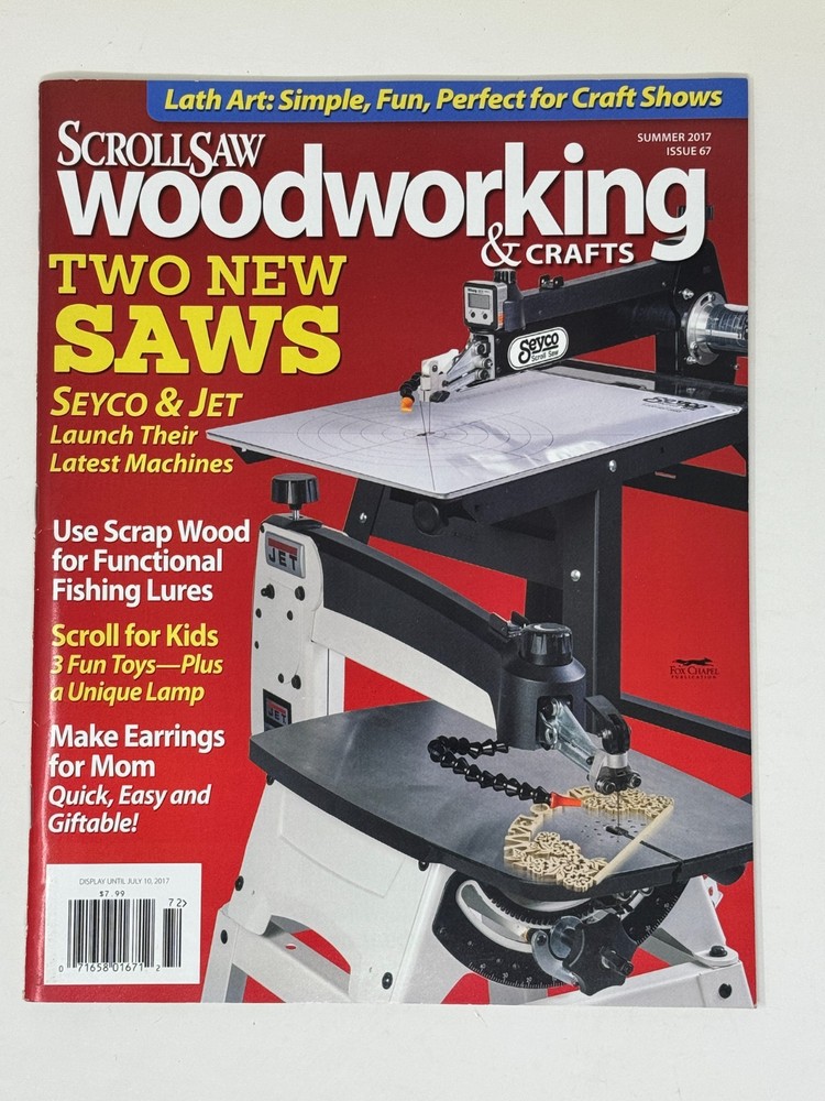 SCROLLSAW WOODWORKING & CRAFTS Magazine Summer 2017 Issue 67 Projects MINT