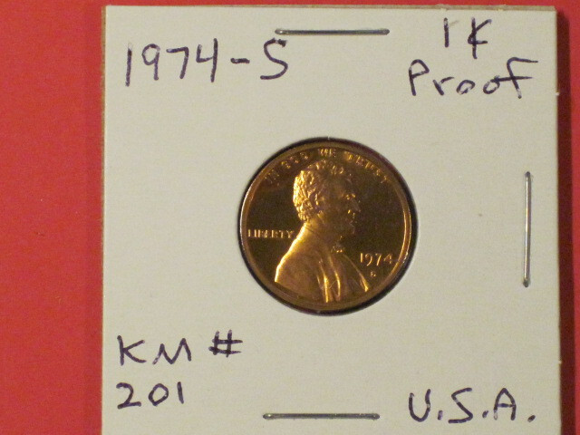 1974-S Proof Memorial Small Cent - Excellent