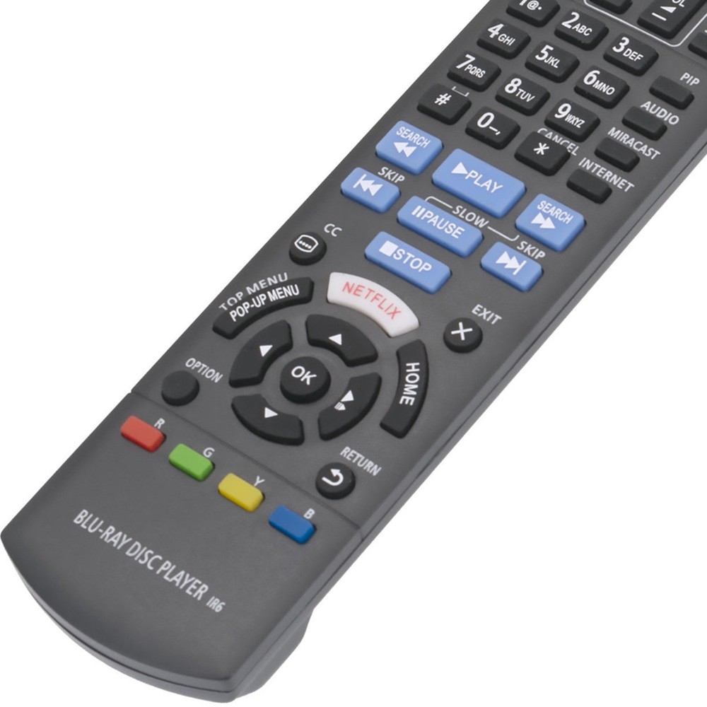 New Replace Blu-ray Player Remote Control N2QAYB001023 for Panasonic DMP-BD833