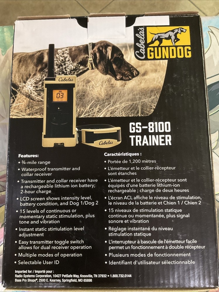 Cabela’s GS-8100 TRAINER SYSTEM NEW