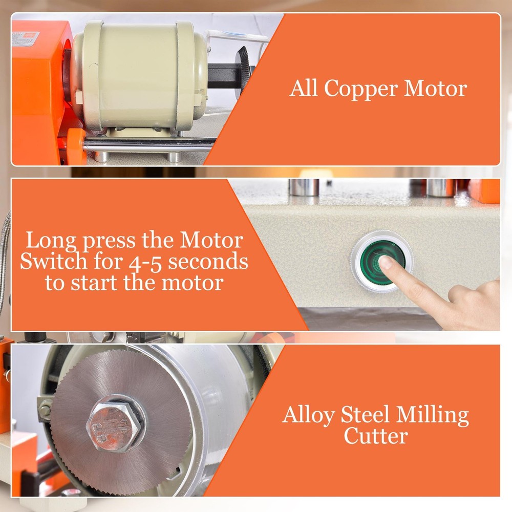 Key Cutting Machine Commercial Key Duplicator Copy Machine Locksmith Tools