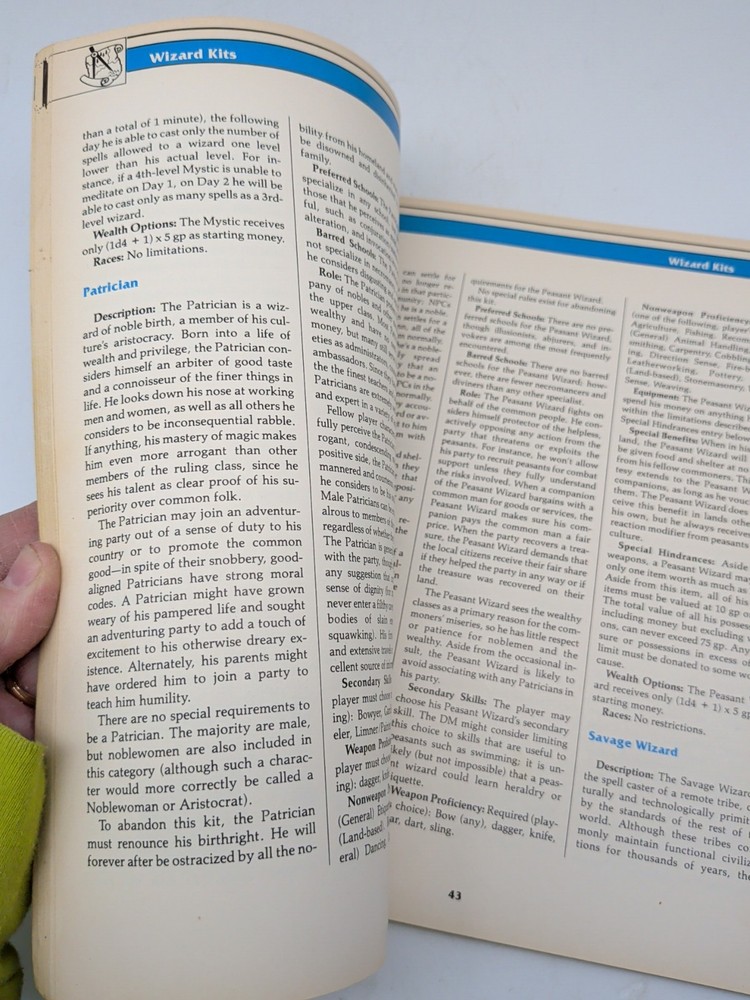 AD&D 2e The Complete Wizard's Handbook