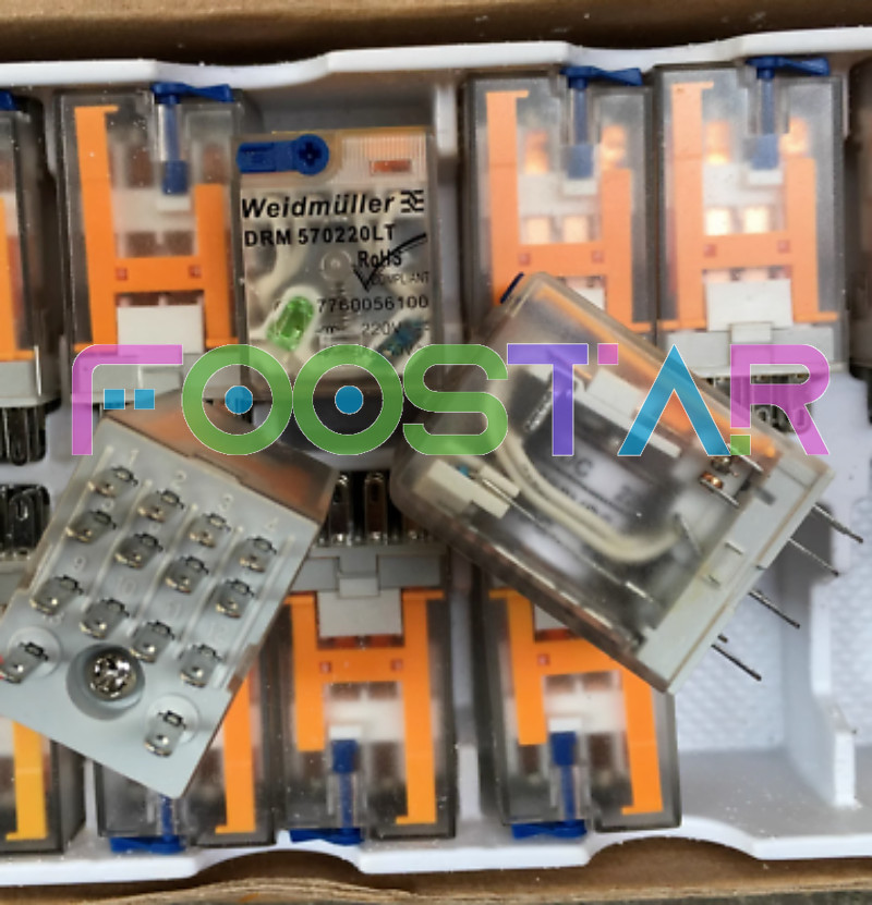 2 PCS NEW FOR DRM570220LT 220VDC Relay