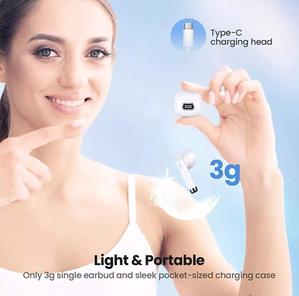 Wireless Headphones TWS Earbuds Bluetooth Stereo Headset for Galaxy Note20