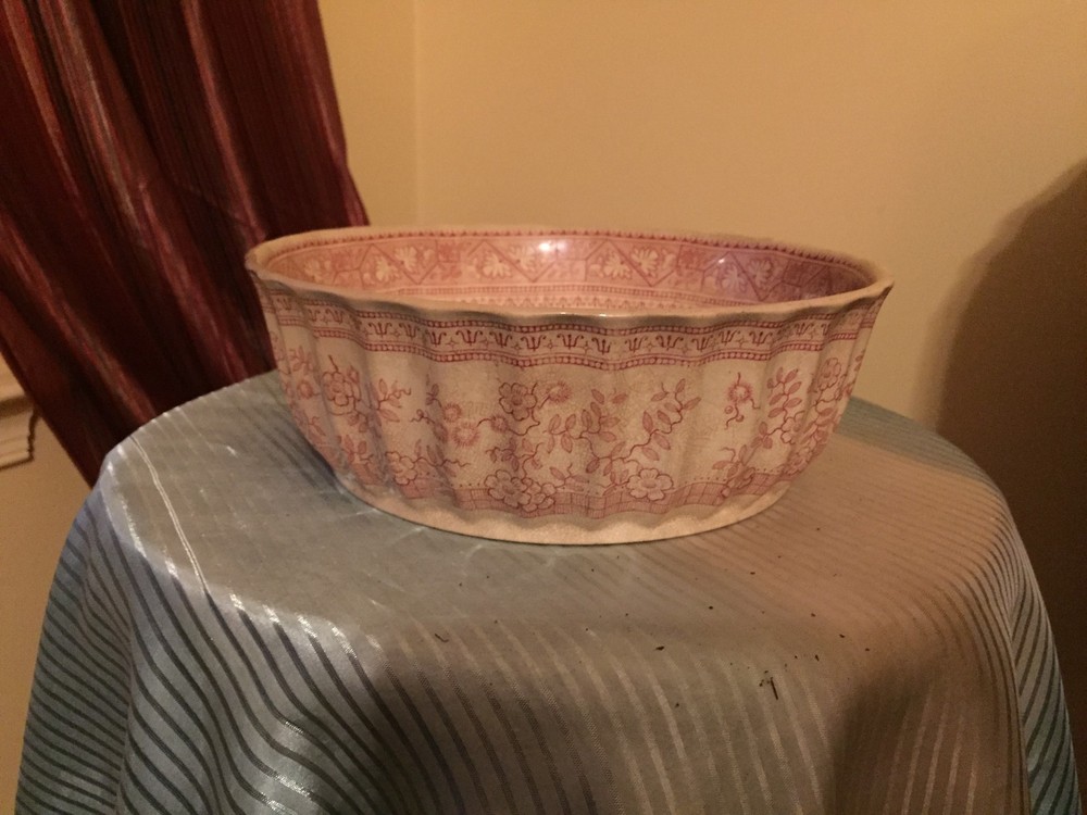 Rare-Victorian-Aesthetic-Bowl-GORDON-Commemorative-Pattern-1885-Straus