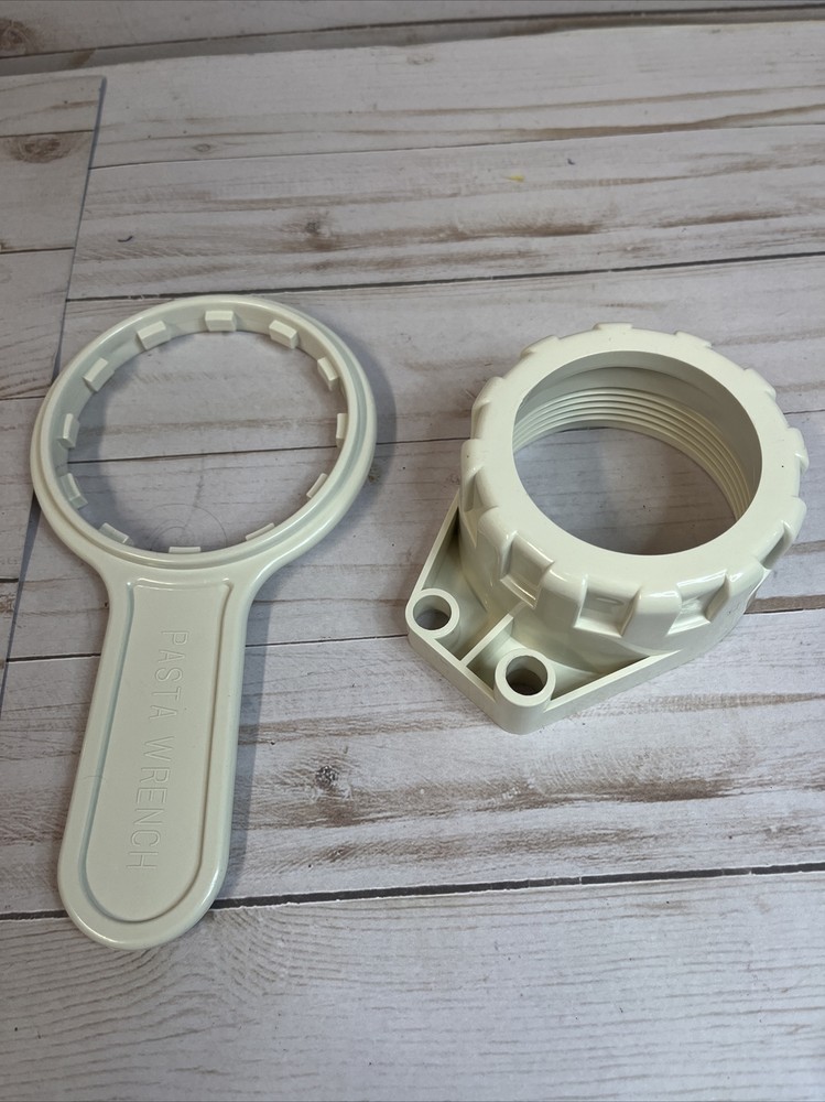 Ronco Popeil P400 Pasta Maker Machine Locking Ring Nut & Wrench replacement part