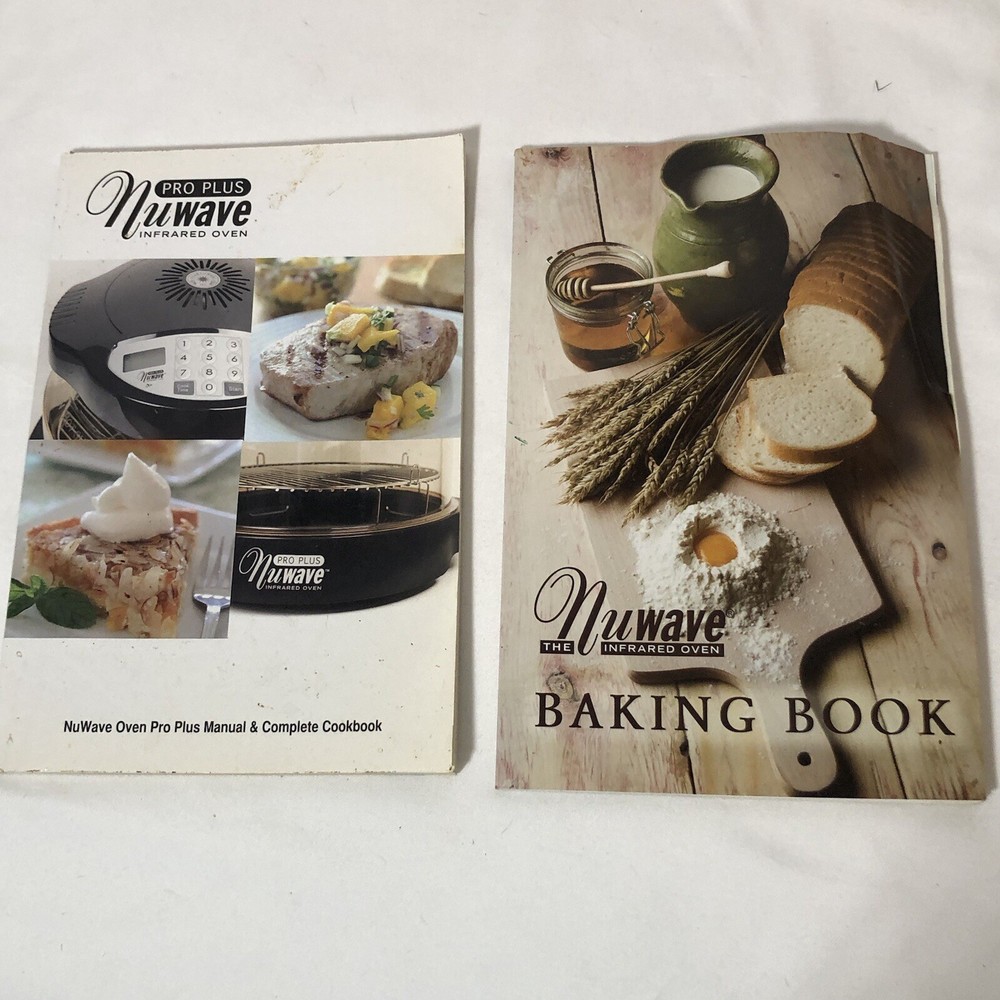 NuWave Oven Manual And Cook Books Baking Recipes Kitchen