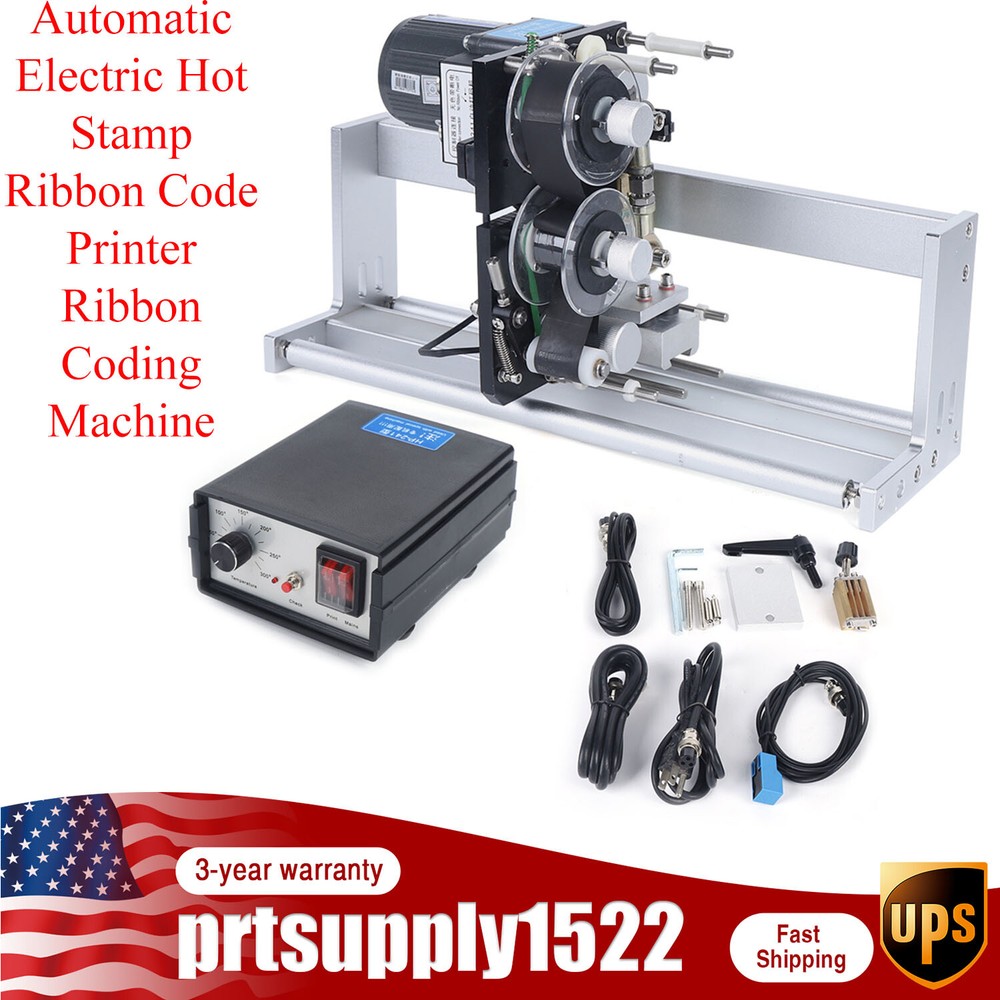 Automatic Electric Hot Stamp Ribbon Code Printer Ribbon Coding Machine HP-241