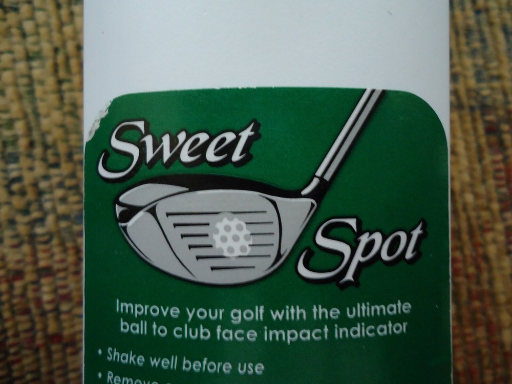 SWEET SPOT IMPACT RECORDER GOLF TRAINING AID
