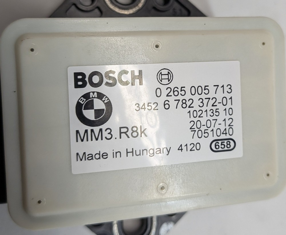 2013 BMW X1 (E84) YAW ACCELERATOR TURN RATE SPEED SENSOR