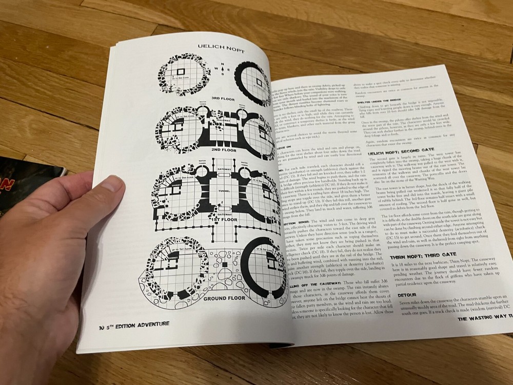Dungeons & Dragons 5e The Wasting Way 5th Edition Adventures