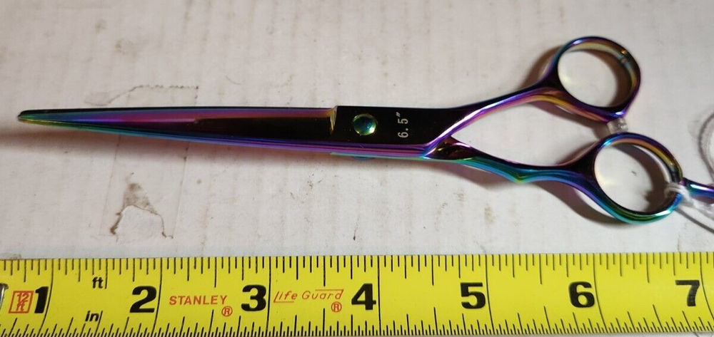 Master Grooming Tools 5200 Series Rainbow 6.5" Straight Shears