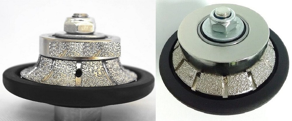 Diamond Hand Profiler Router Bit B30 E30 Profile Wheels Set for Countertop Edge