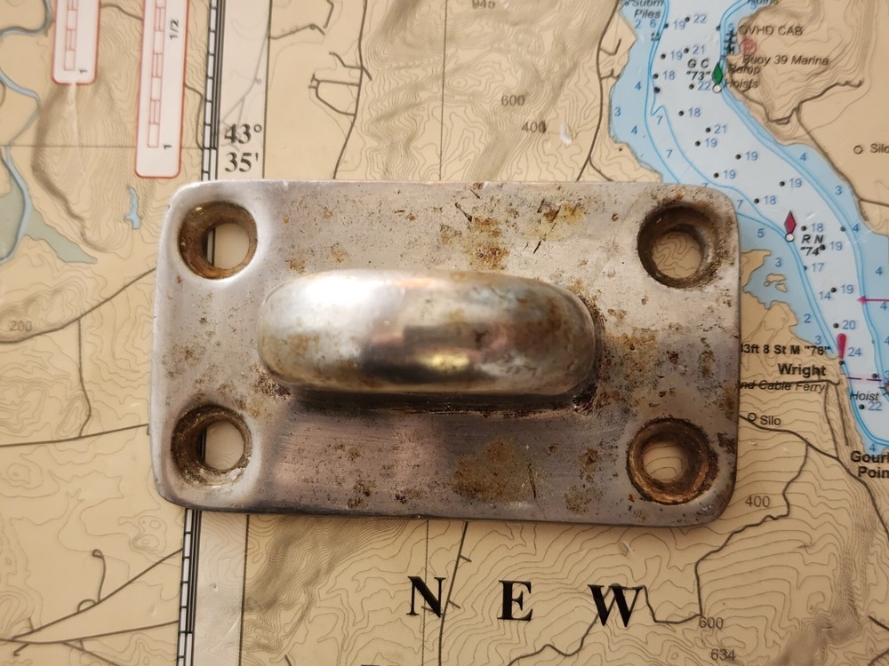 Stainless Steel 3-5/16" Pad Eye