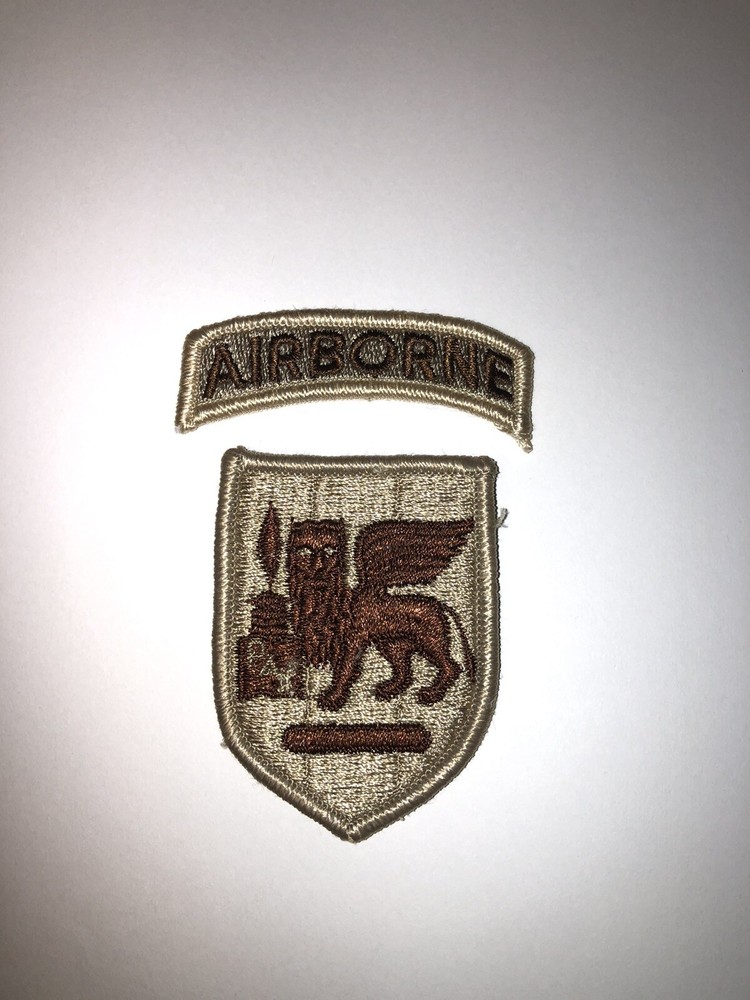 Southern European Task Force With Airborne Tab U.S. Army Shoulder Patch