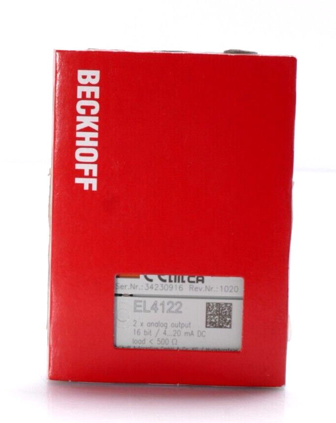 Beckhoff EtherCAT Terminal, 2 Channel Analog Output | Rev: 1020 | EL4122