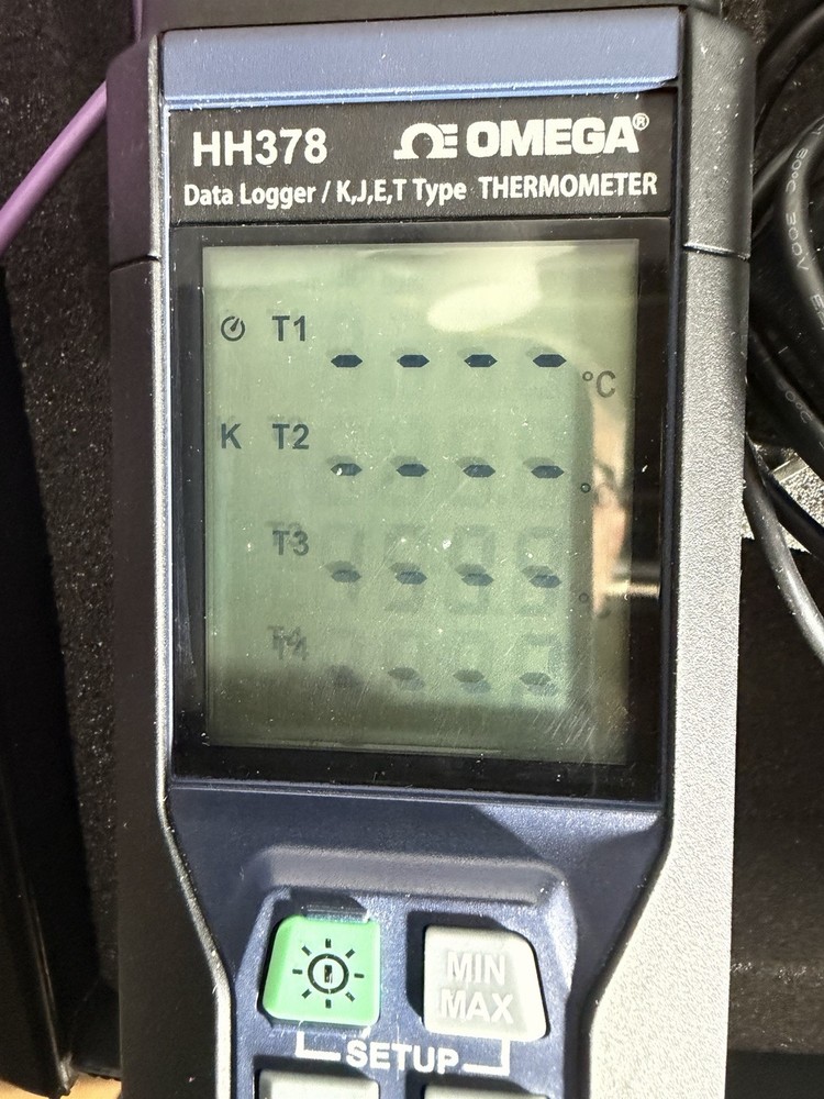 Omega HH378 Data Logger K J E T Thermometer