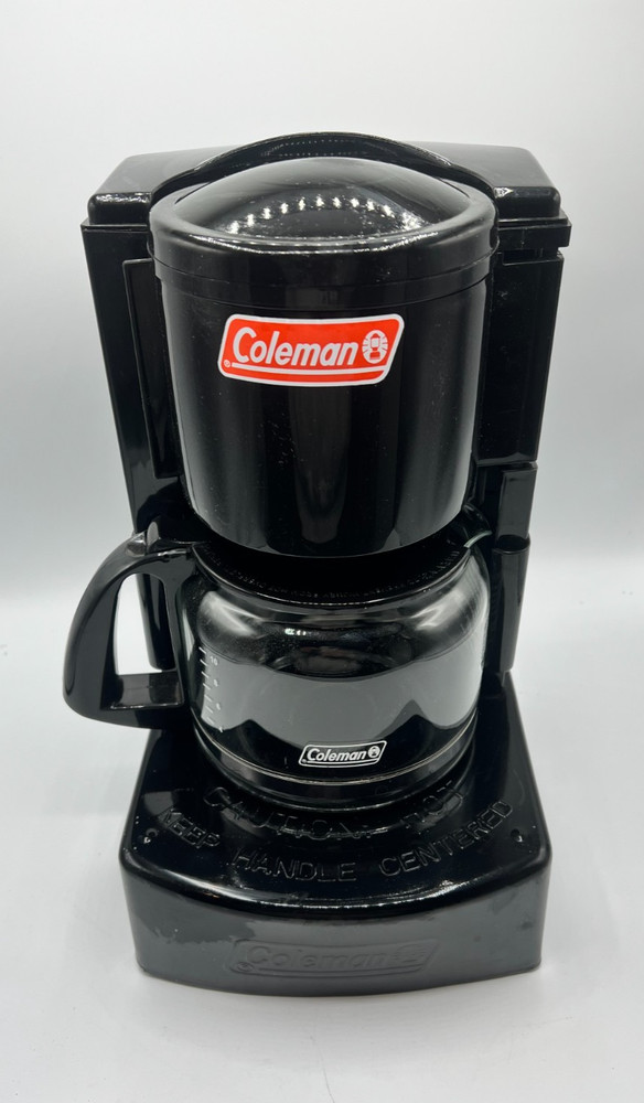 Coleman camping coffee maker black