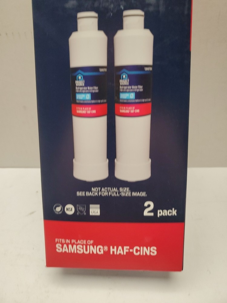 Project Source 3846784 S-2-2 Fridge Water Filter FOR Samsung HAF-CINS 1 2 Pack