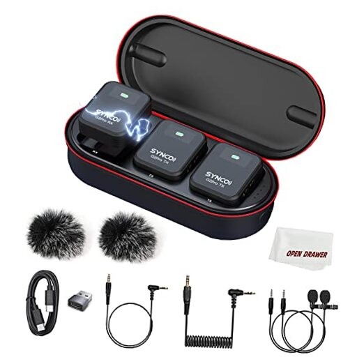 G2A2 Pro Microphone, Wireless Lavalier Microphone, 200m (656 ft) Range, 8