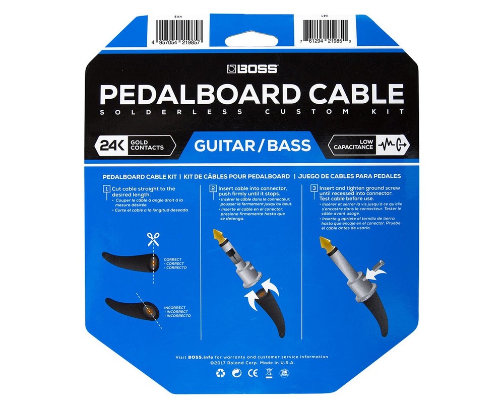 Boss BCK-24 Pedalboard Cable Kit - Open Box