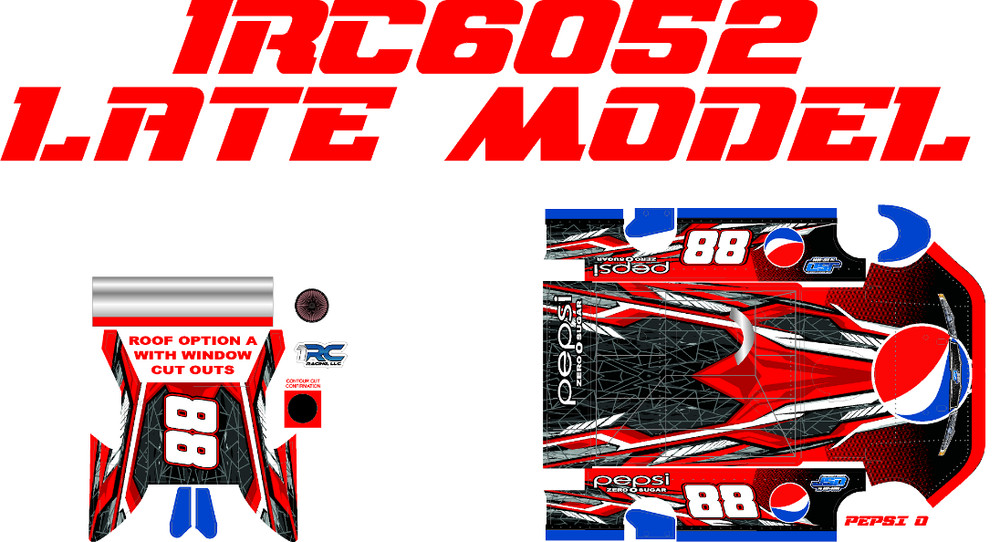1RC LATE MODEL 1RC6052 WRAP PEPSI0THEME